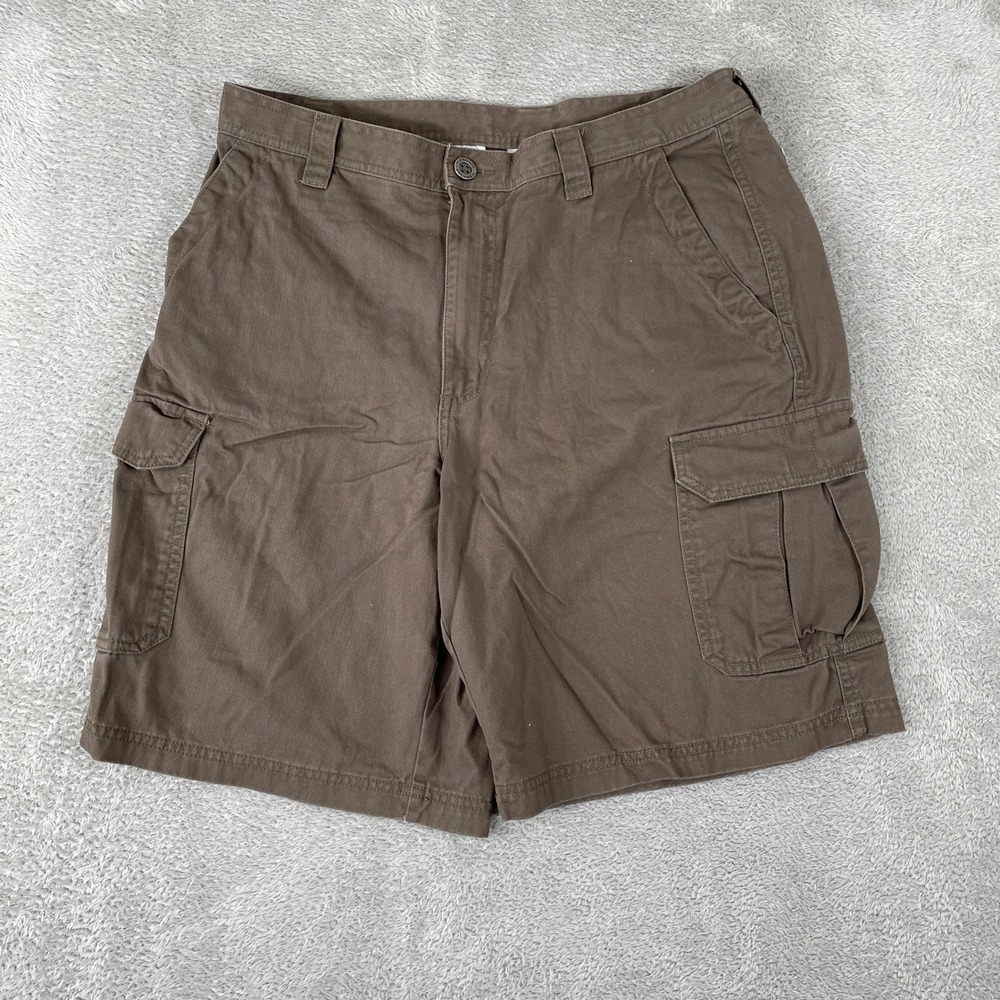 Columbia Cargo Shorts Mens 34 Brown Omni-Shade Outdoor Hiking Gorpcore Utility